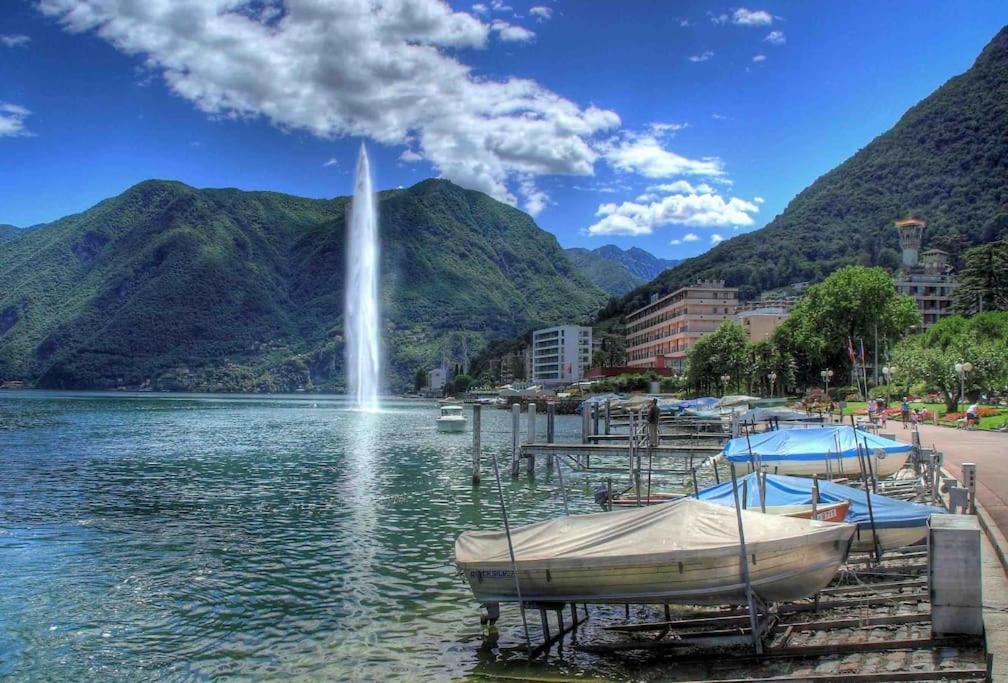 Lakeside Attic Lugano Bagian luar foto