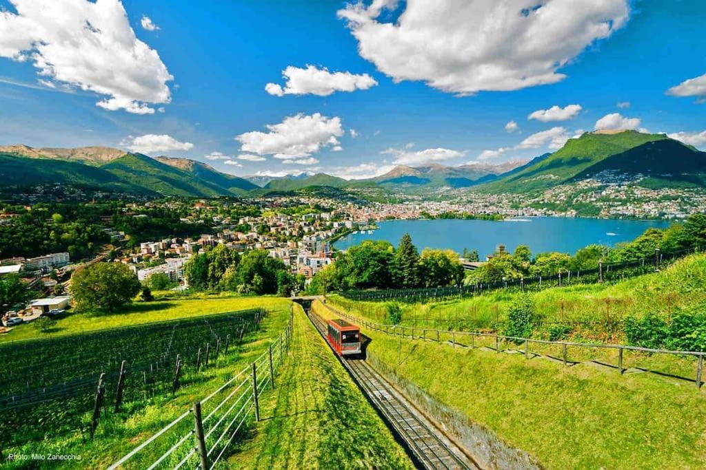 Lakeside Attic Lugano Bagian luar foto