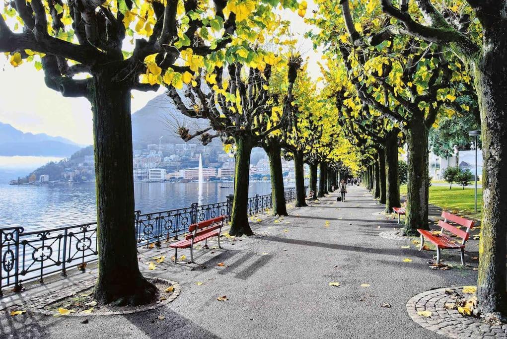 Lakeside Attic Lugano Bagian luar foto