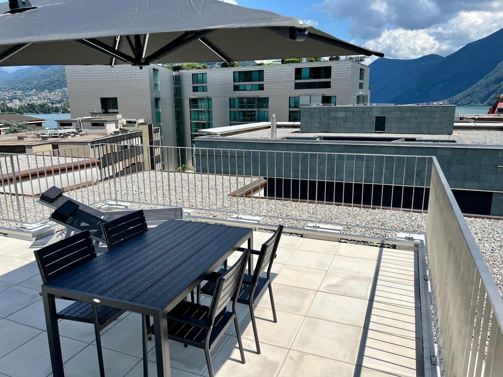 Lakeside Attic Lugano Bagian luar foto